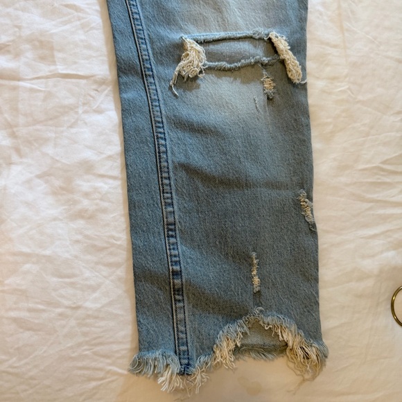 Abercrombie & Fitch Light Blue High Rise Jeans - Picture 3 of 6